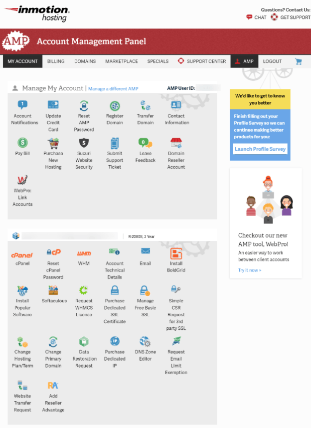 InMotion Hosting-AMP