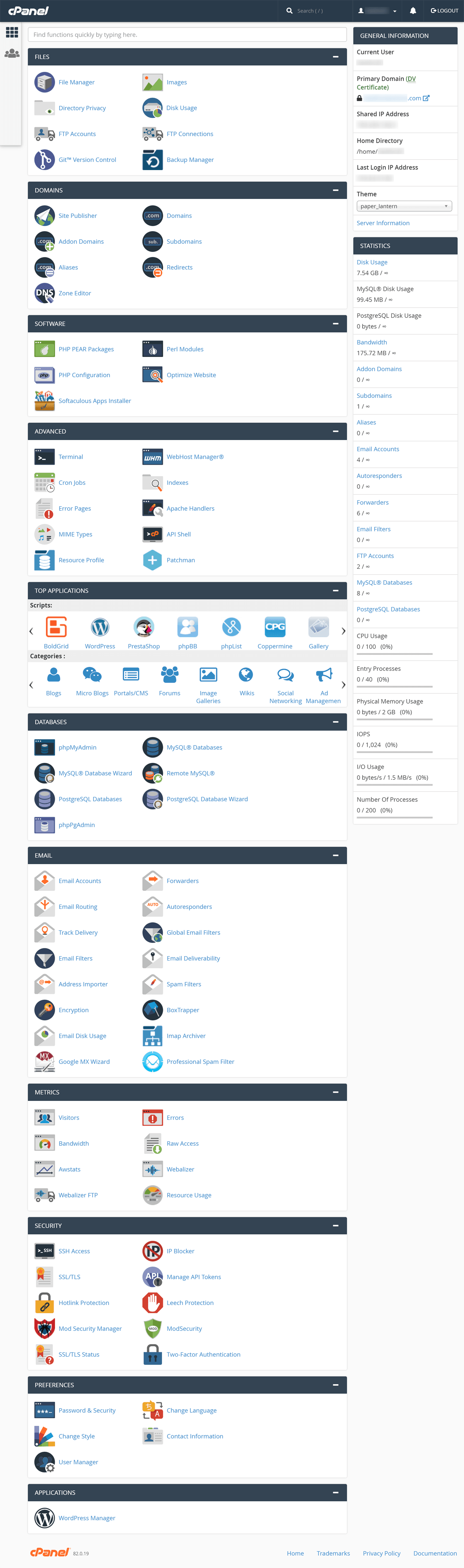 InMotion-Reselle Hosting cPanel